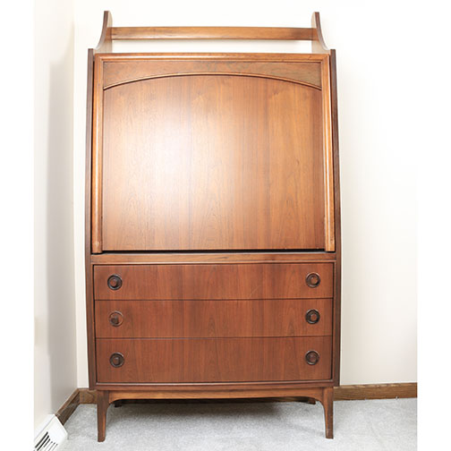 Mid Century Modern Murphy Style Desk by Kroehler