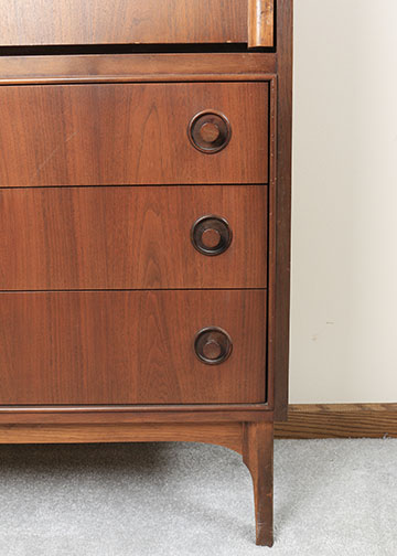 Mid Century Modern Murphy Style Desk by Kroehler