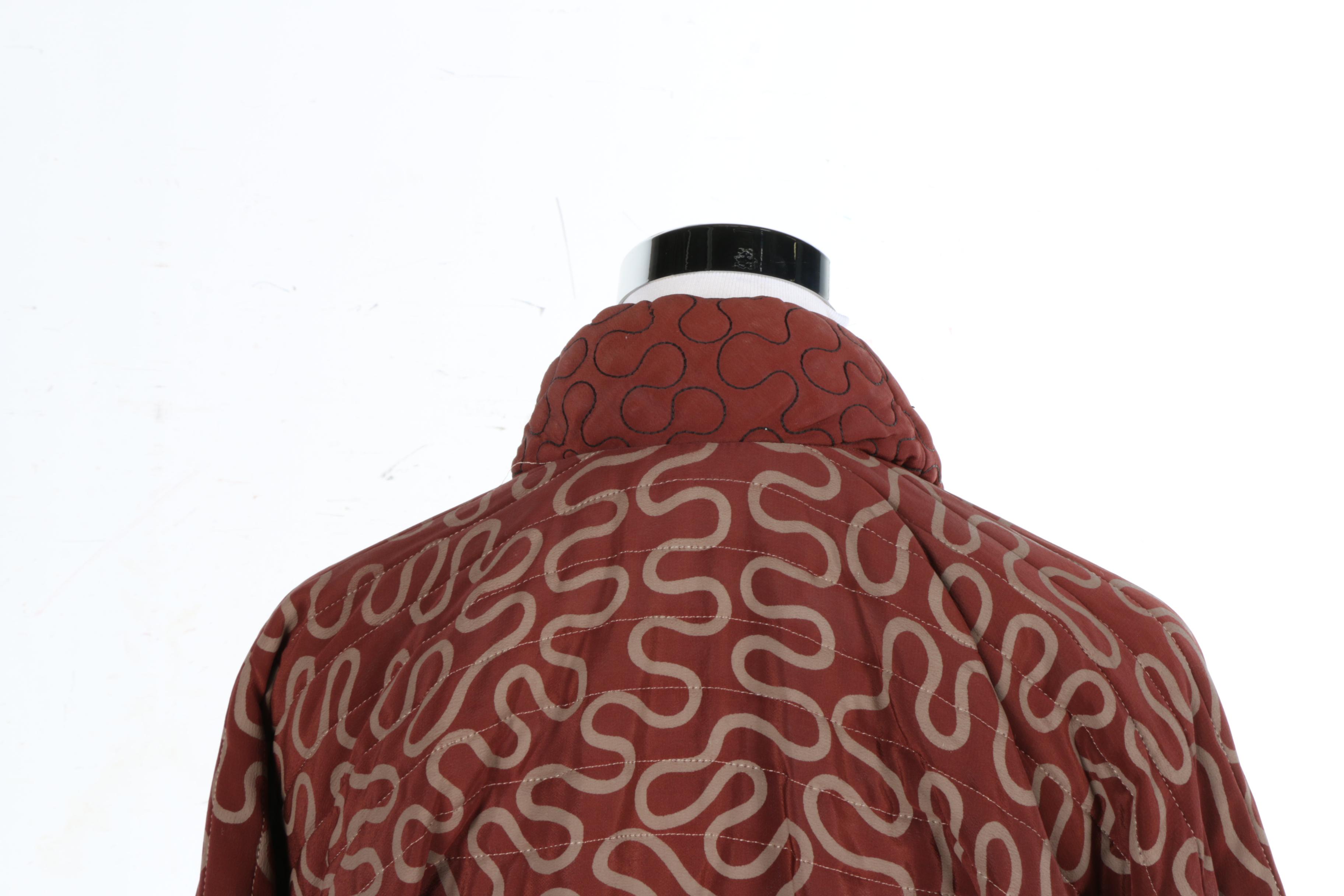 Vintage Quilted Robe by Zandra Rhodes