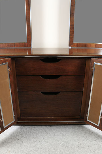 Mid Century Modern Dresser With Mirrors by Lane
