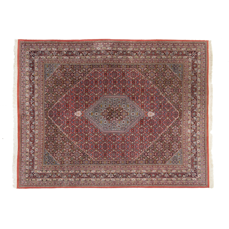 Hand-Knotted Persian-Inspired Area Rug