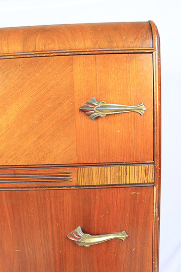 Art Deco Waterfall Chest of Drawers