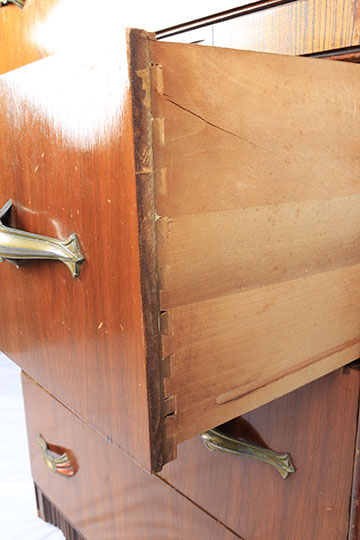 Art Deco Waterfall Chest of Drawers