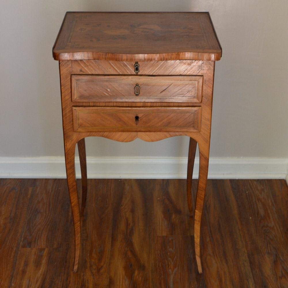 Antique Mid-19th Century Louis XV Style Side Table