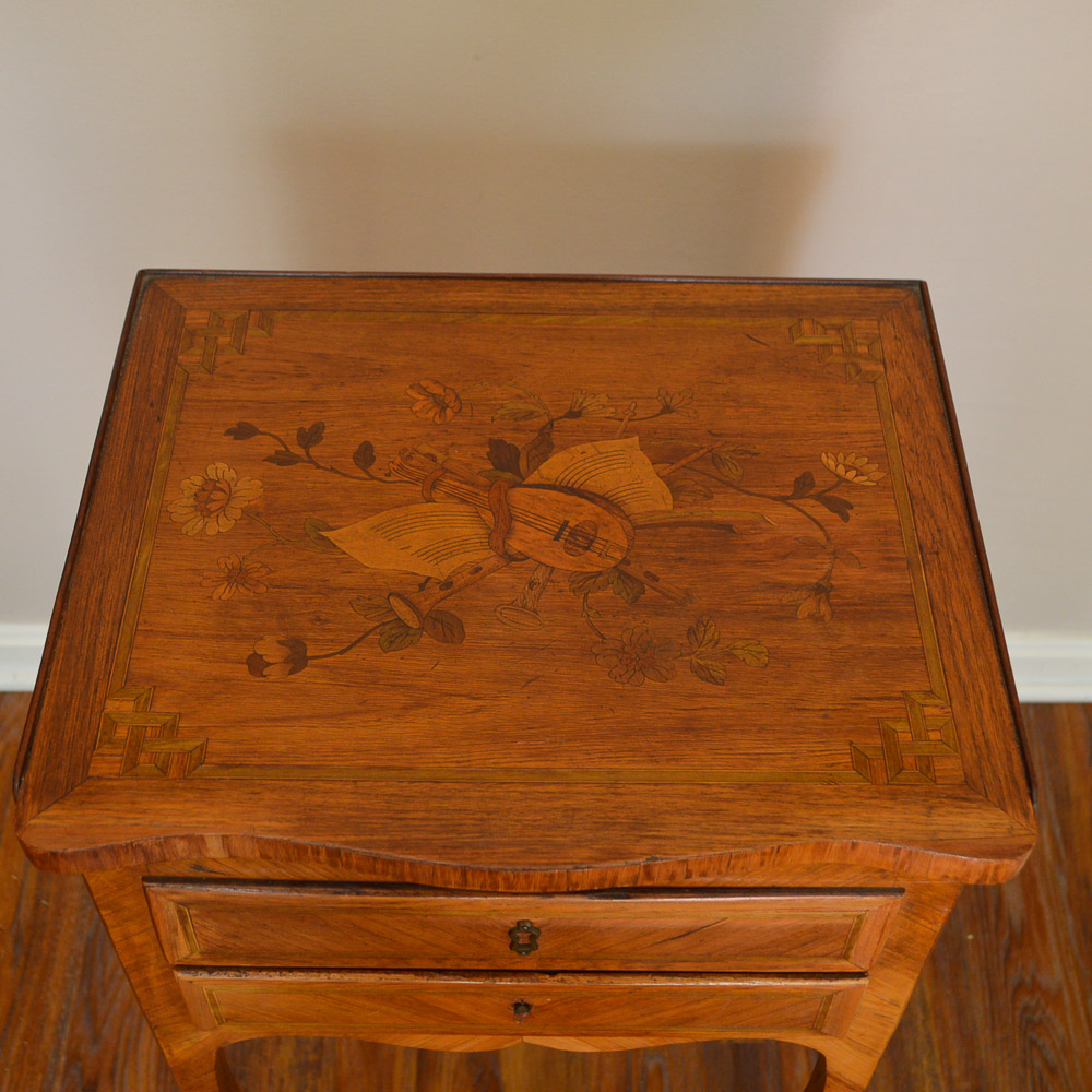 Antique Mid-19th Century Louis XV Style Side Table