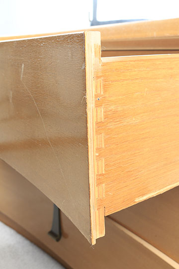 Art Deco Style Curve Front Dresser With Mirror by Sieling Modern