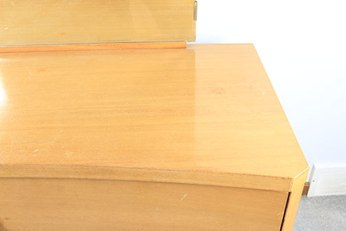 Art Deco Style Curve Front Dresser With Mirror by Sieling Modern