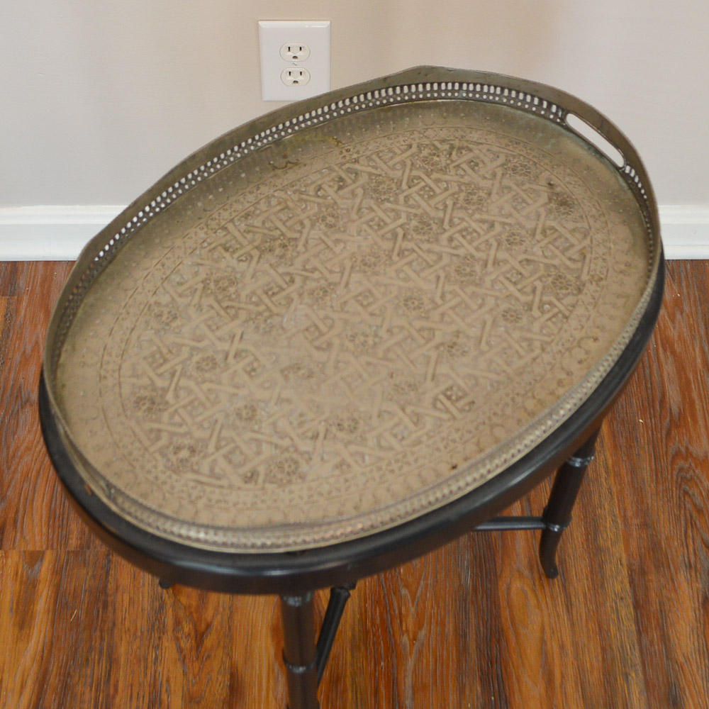 Moroccan Style Tray Table