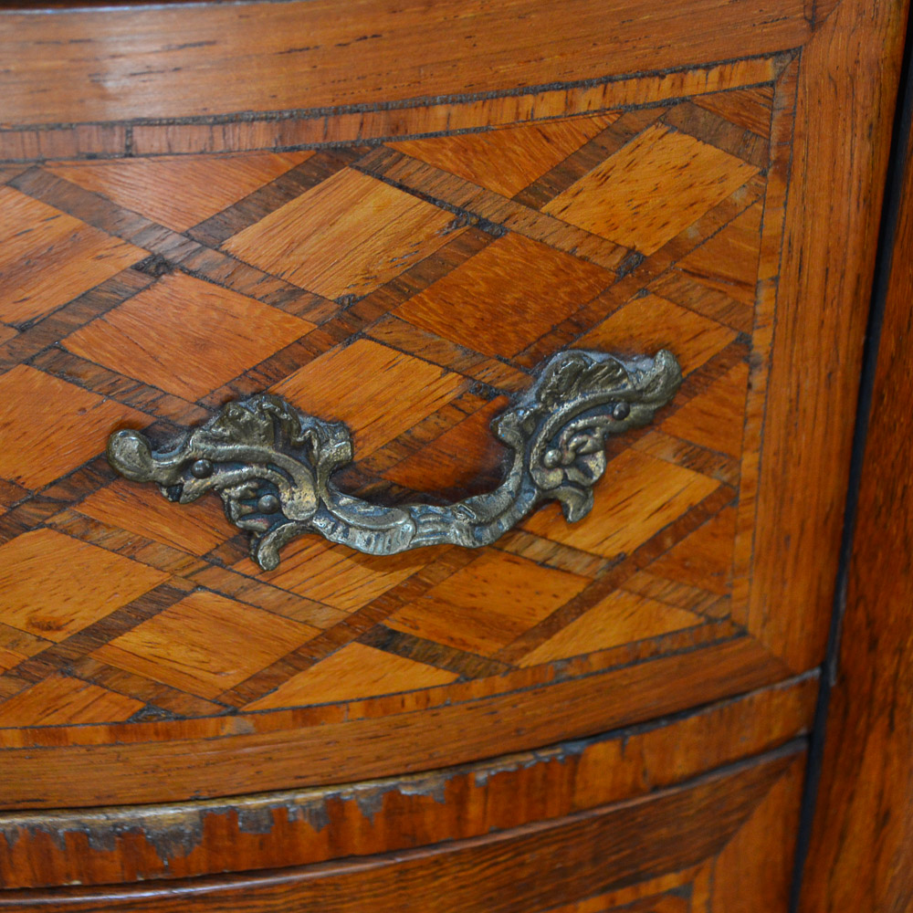 Antique Louis XVI Style Parquetry Commode