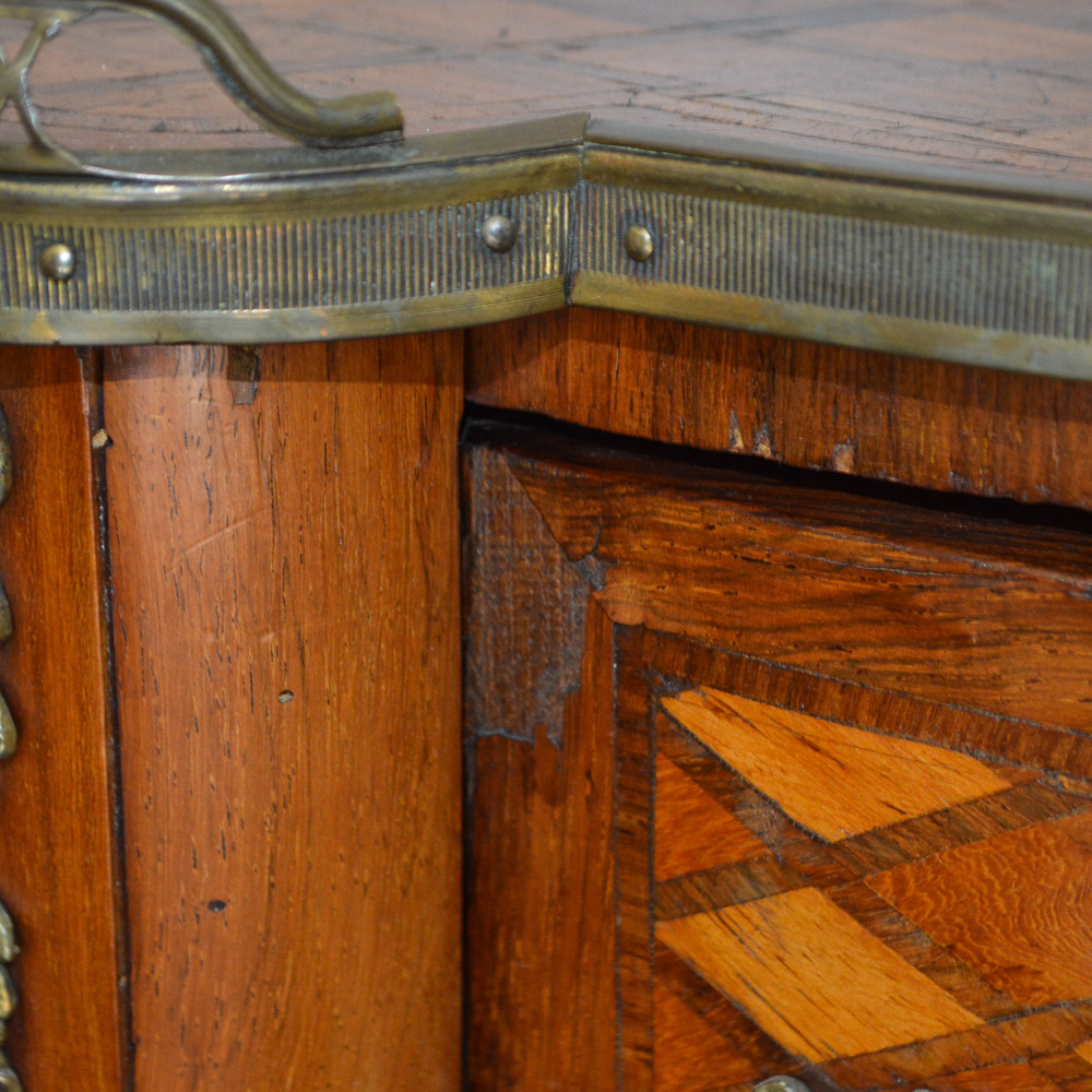 Antique Louis XVI Style Parquetry Commode