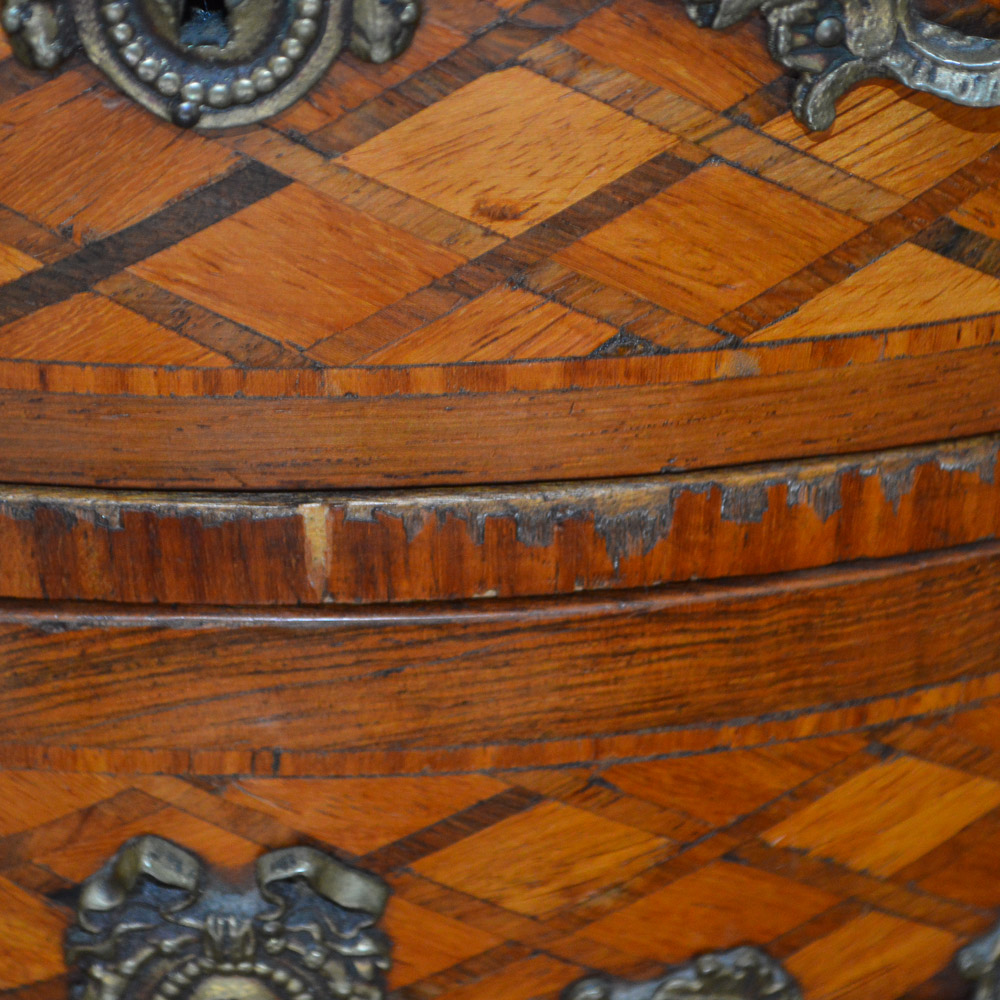 Antique Louis XVI Style Parquetry Commode