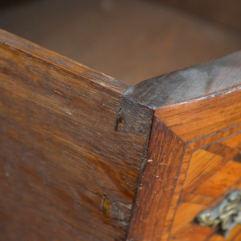Antique Louis XVI Style Parquetry Commode
