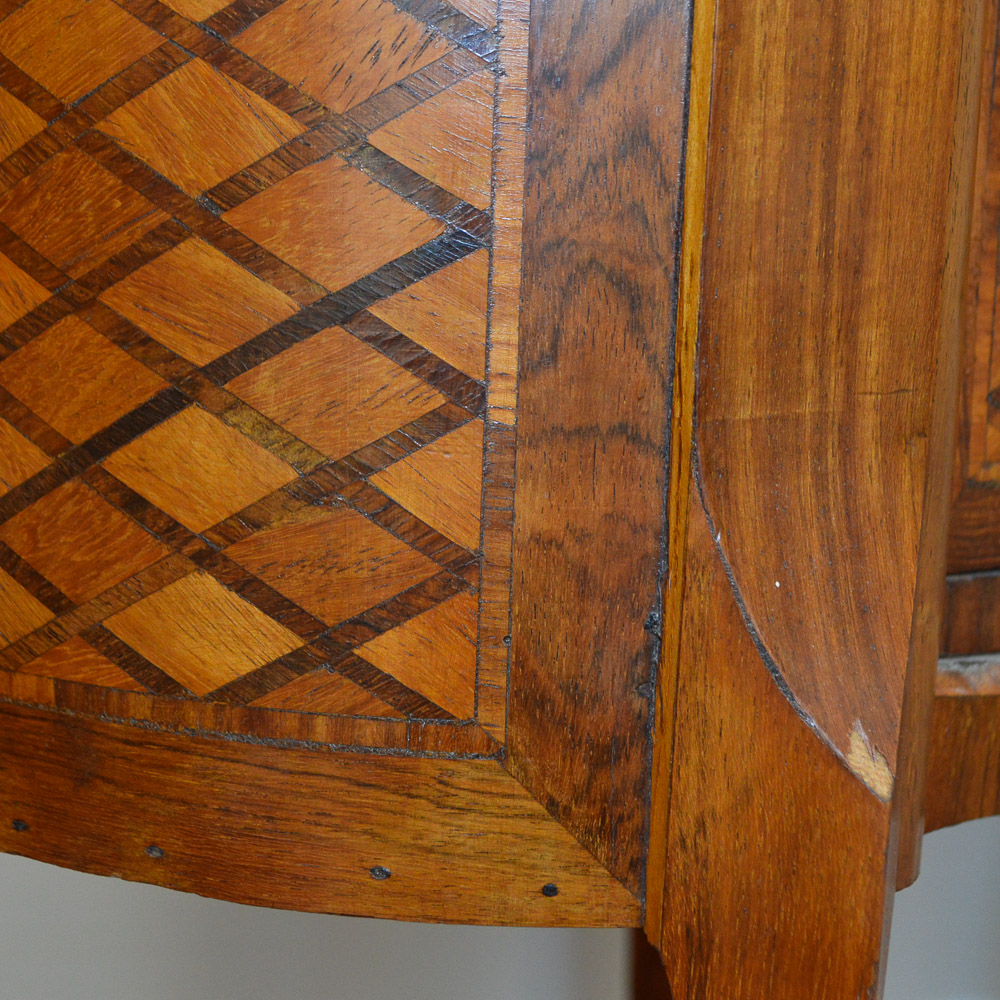 Antique Louis XVI Style Parquetry Commode