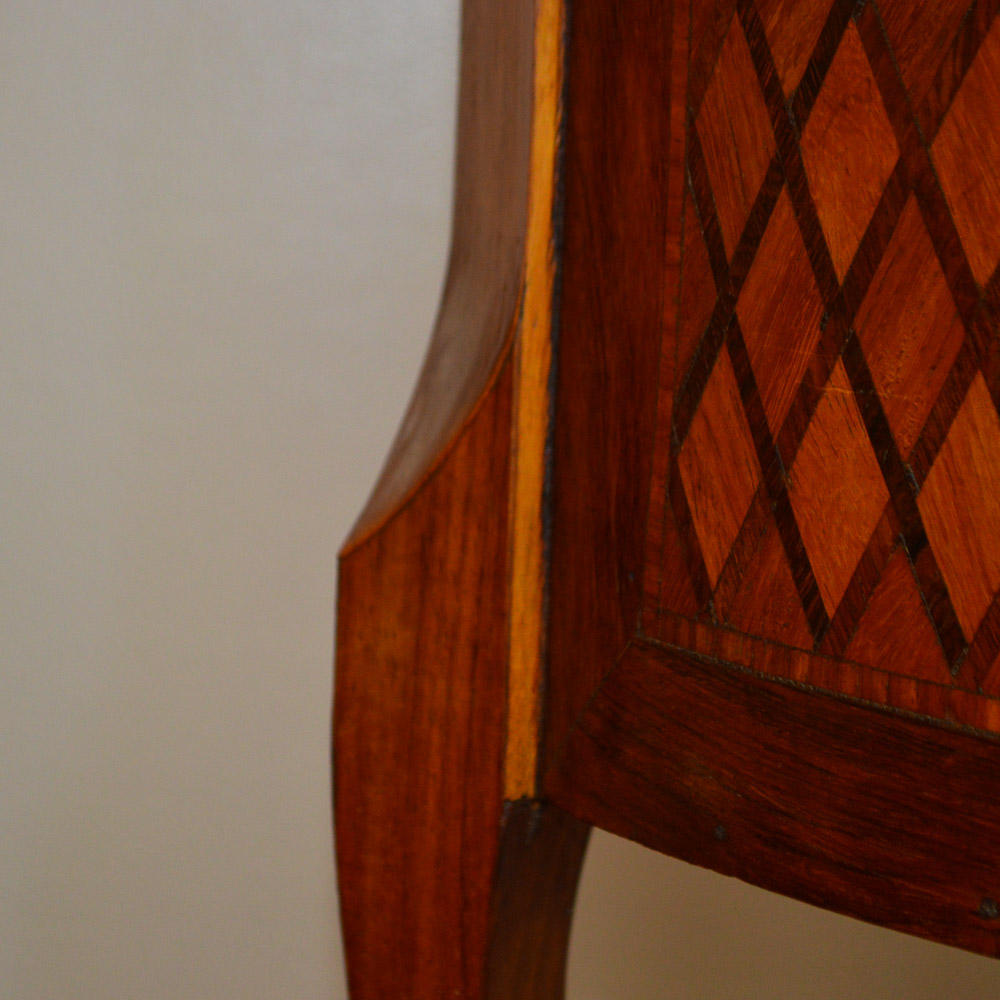 Antique Louis XVI Style Parquetry Commode