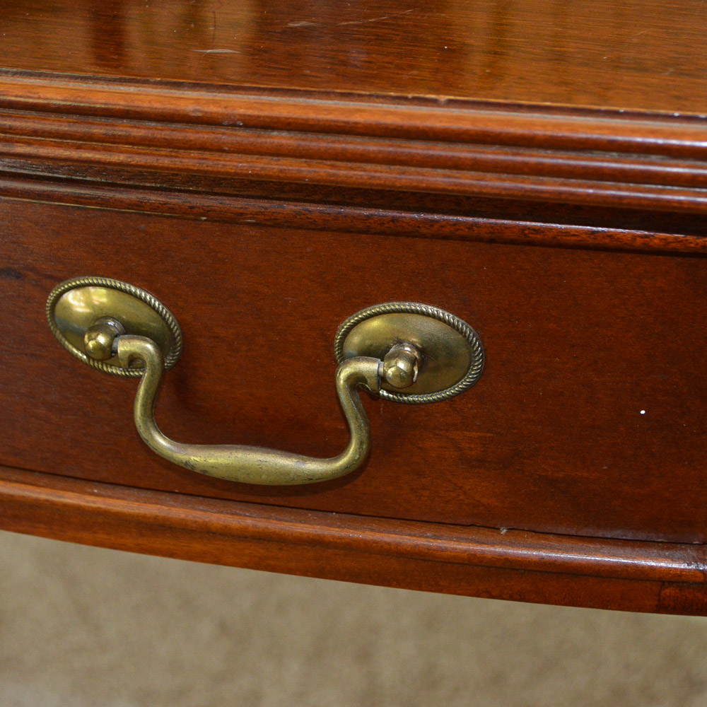 Walnut Console Table by Hammary