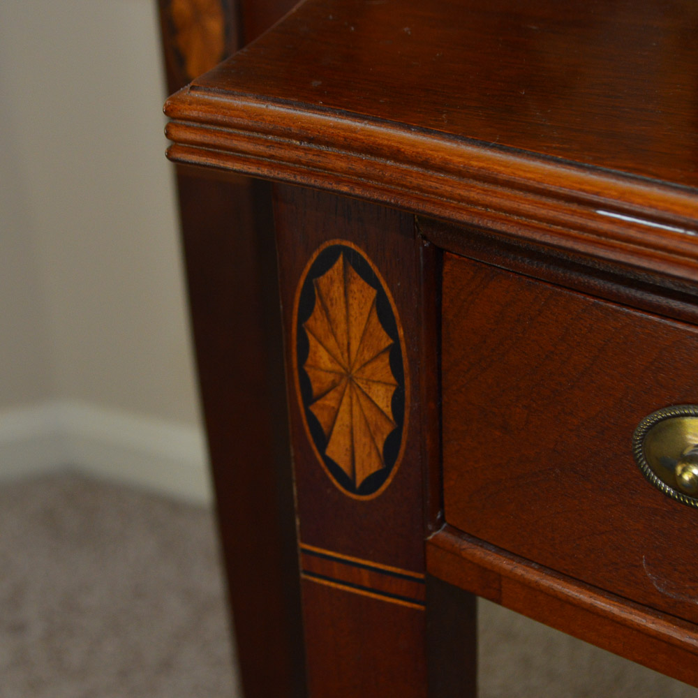 Walnut Console Table by Hammary