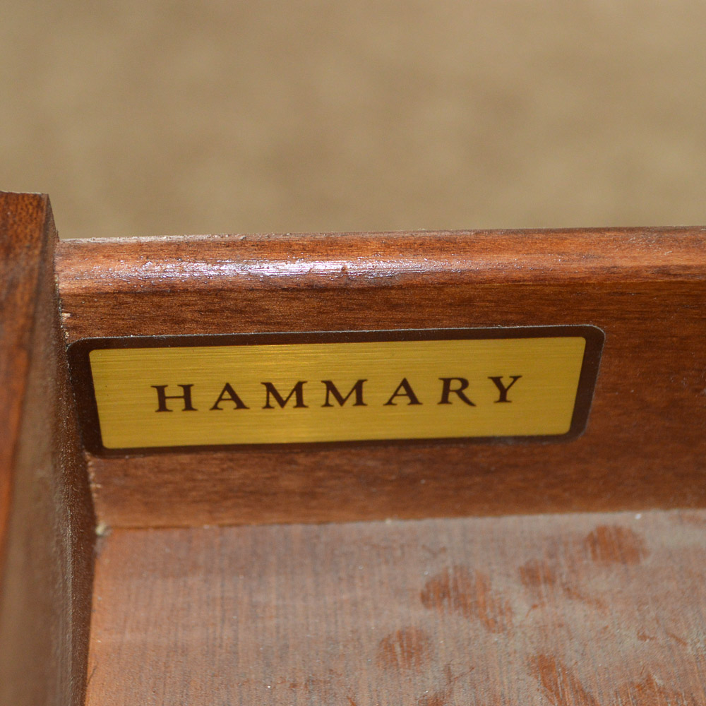 Walnut Console Table by Hammary