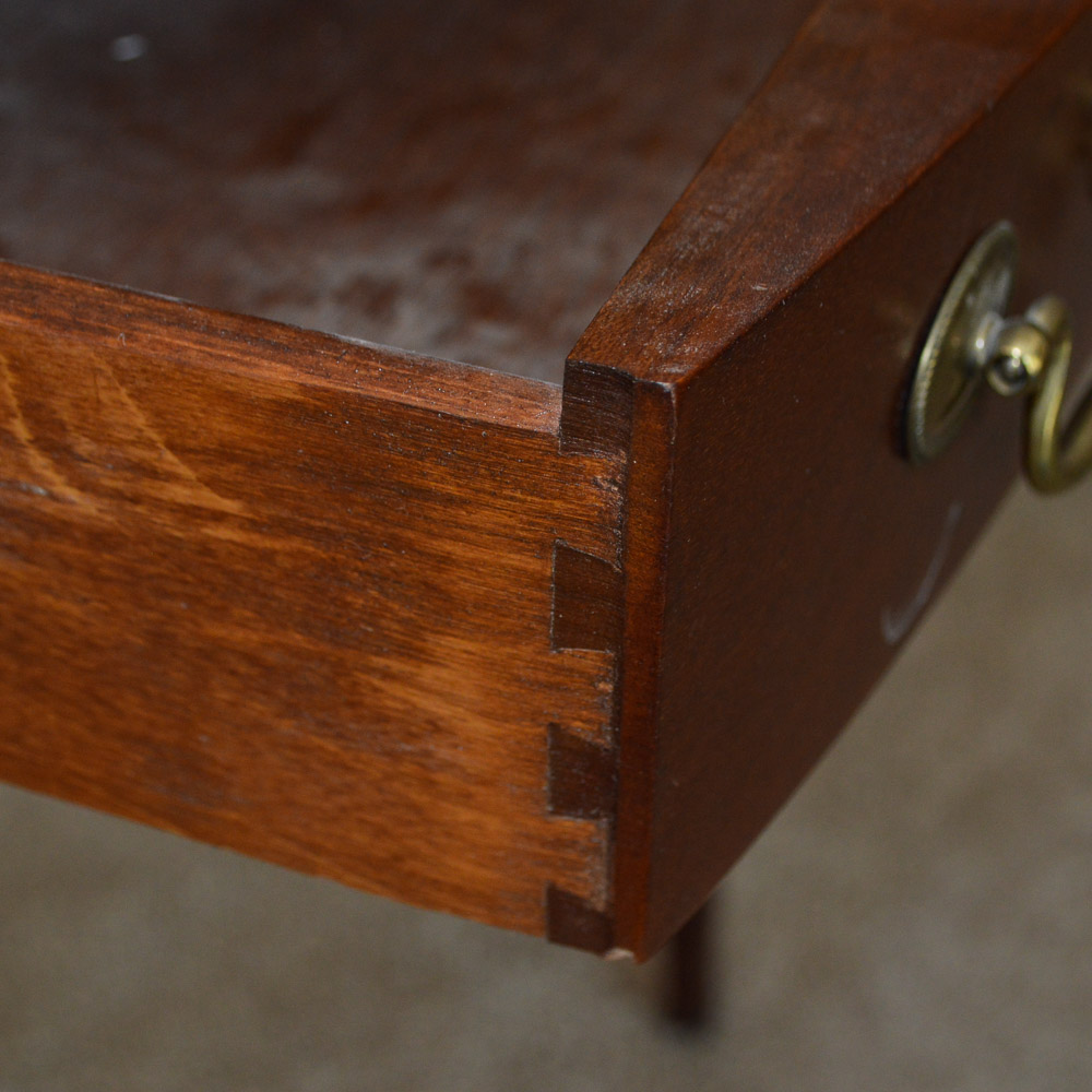 Walnut Console Table by Hammary