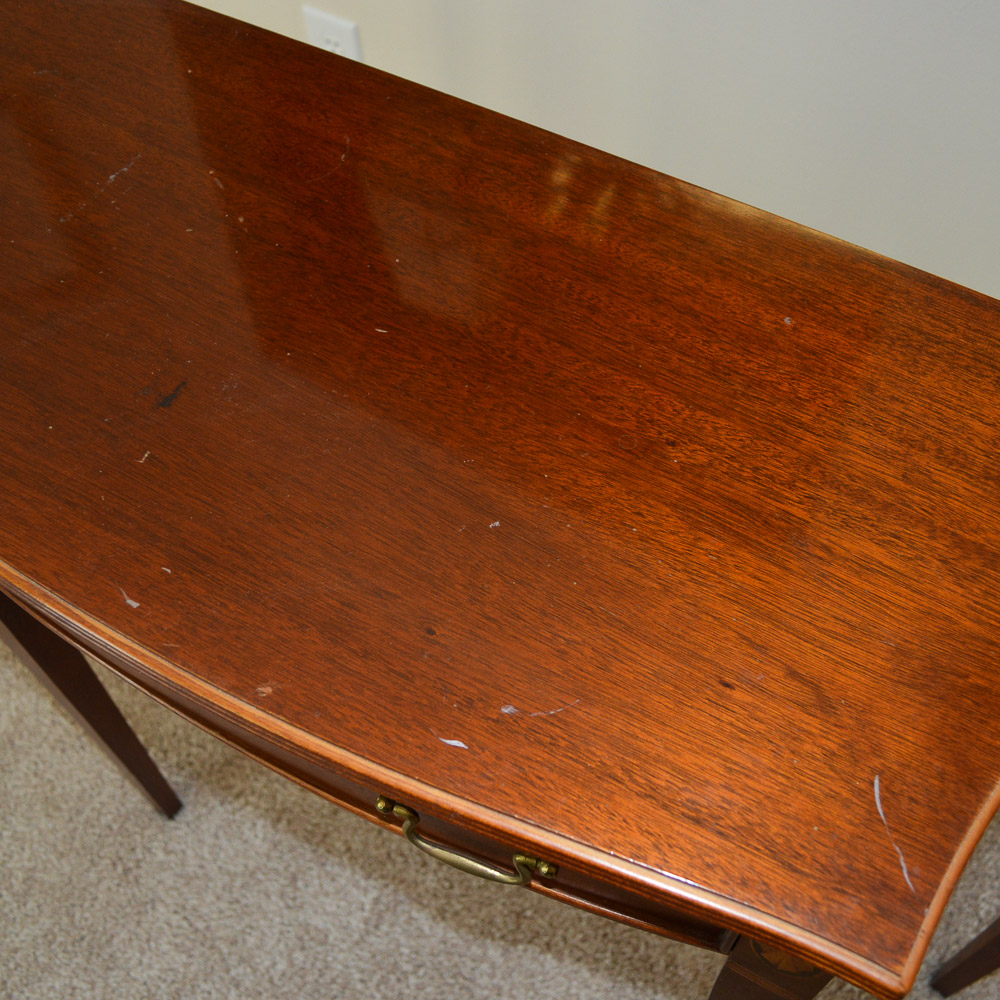 Walnut Console Table by Hammary