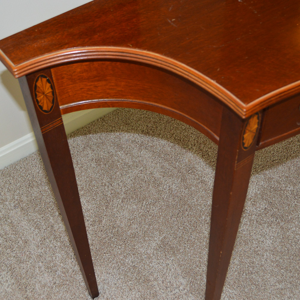 Walnut Console Table by Hammary