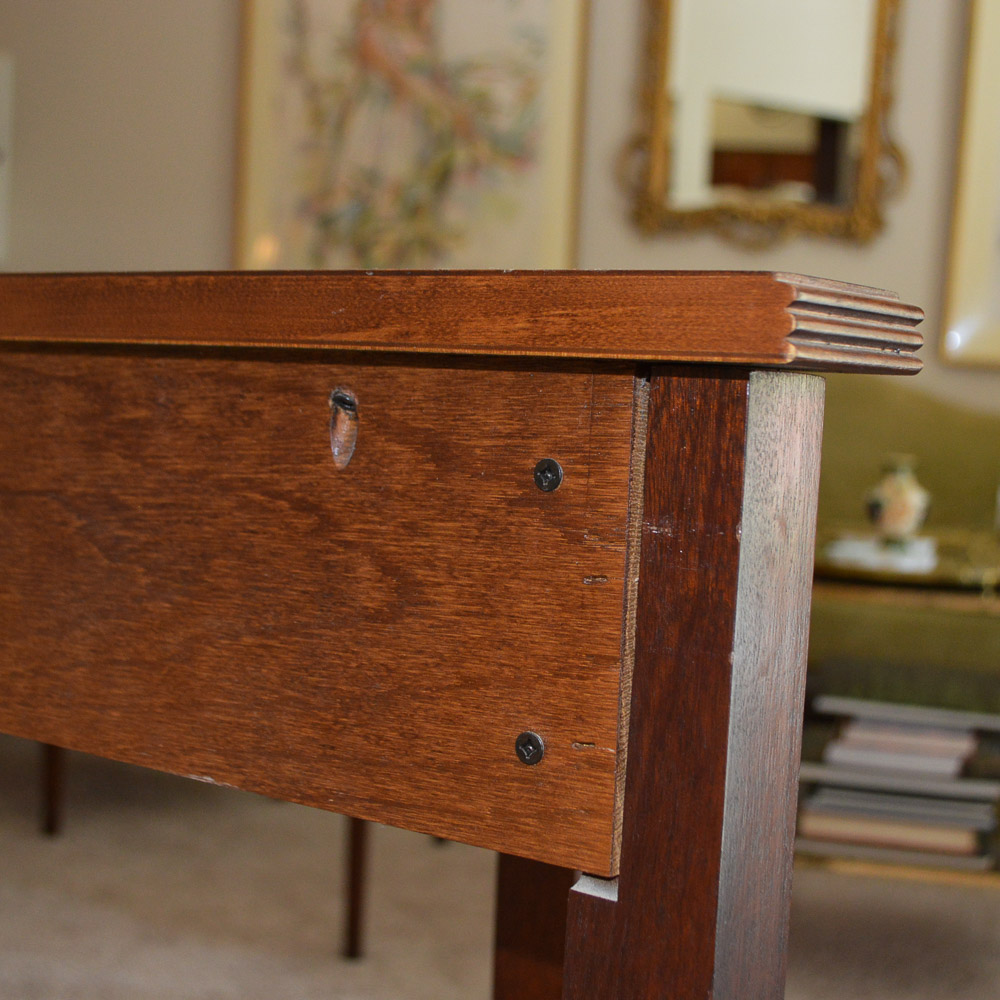 Walnut Console Table by Hammary