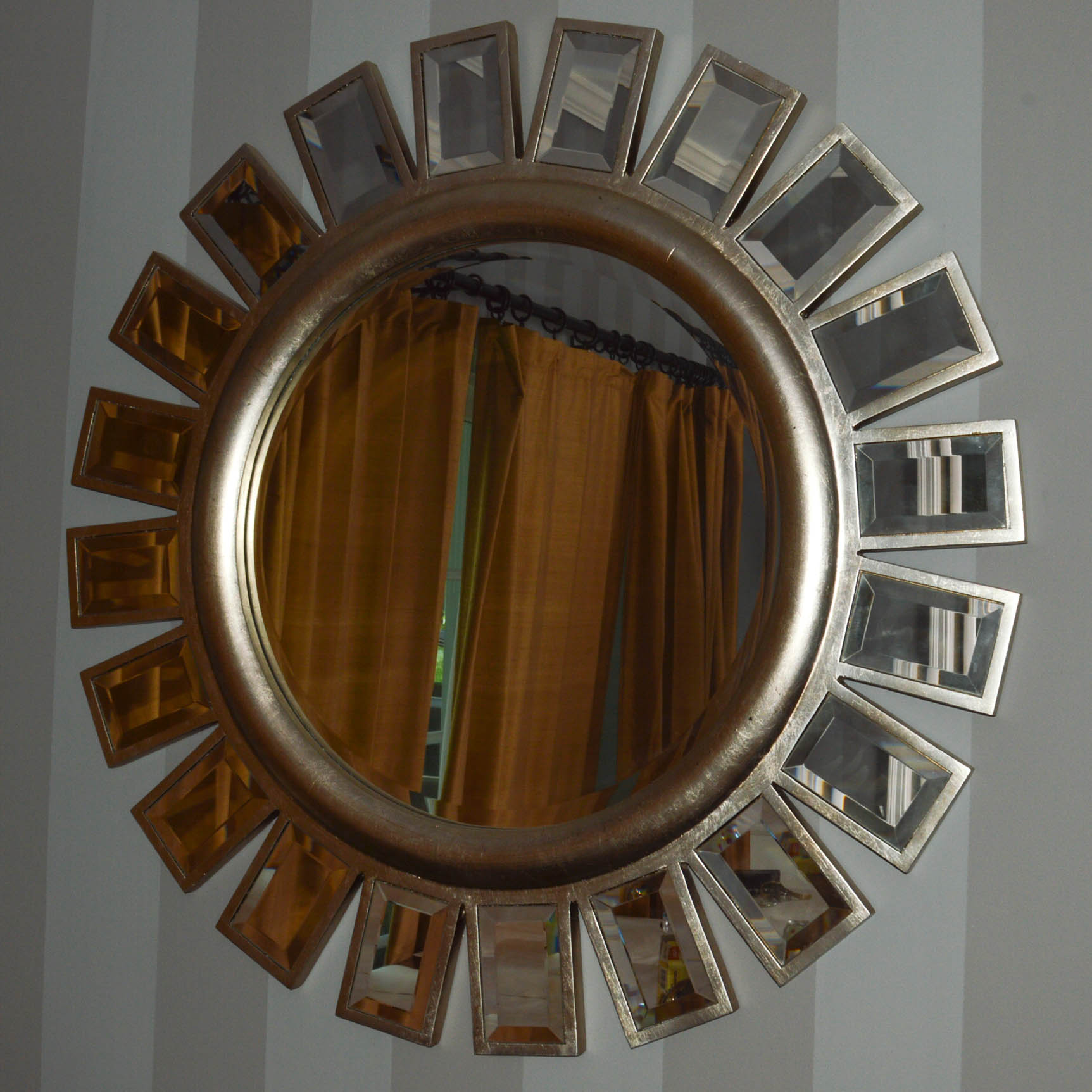 Contemporary Starburst Wall Mirror