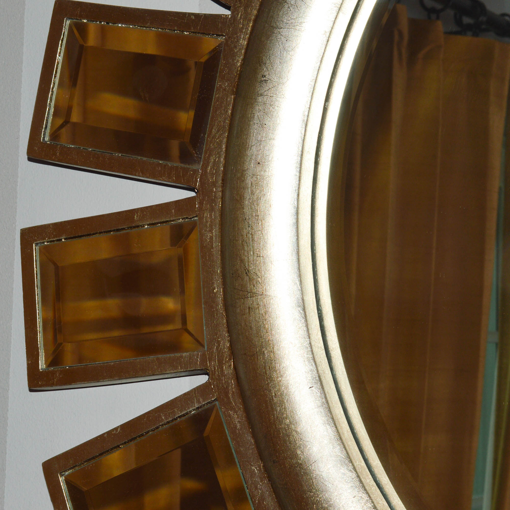 Contemporary Starburst Wall Mirror