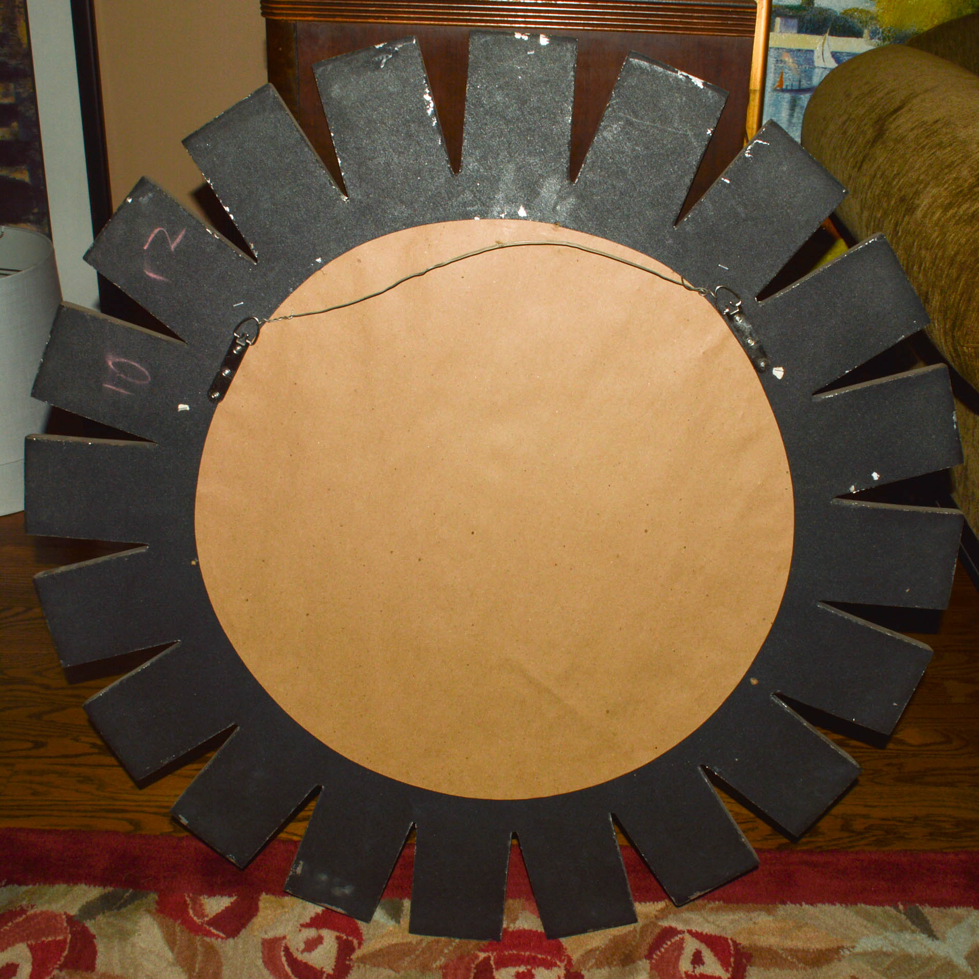 Contemporary Starburst Wall Mirror