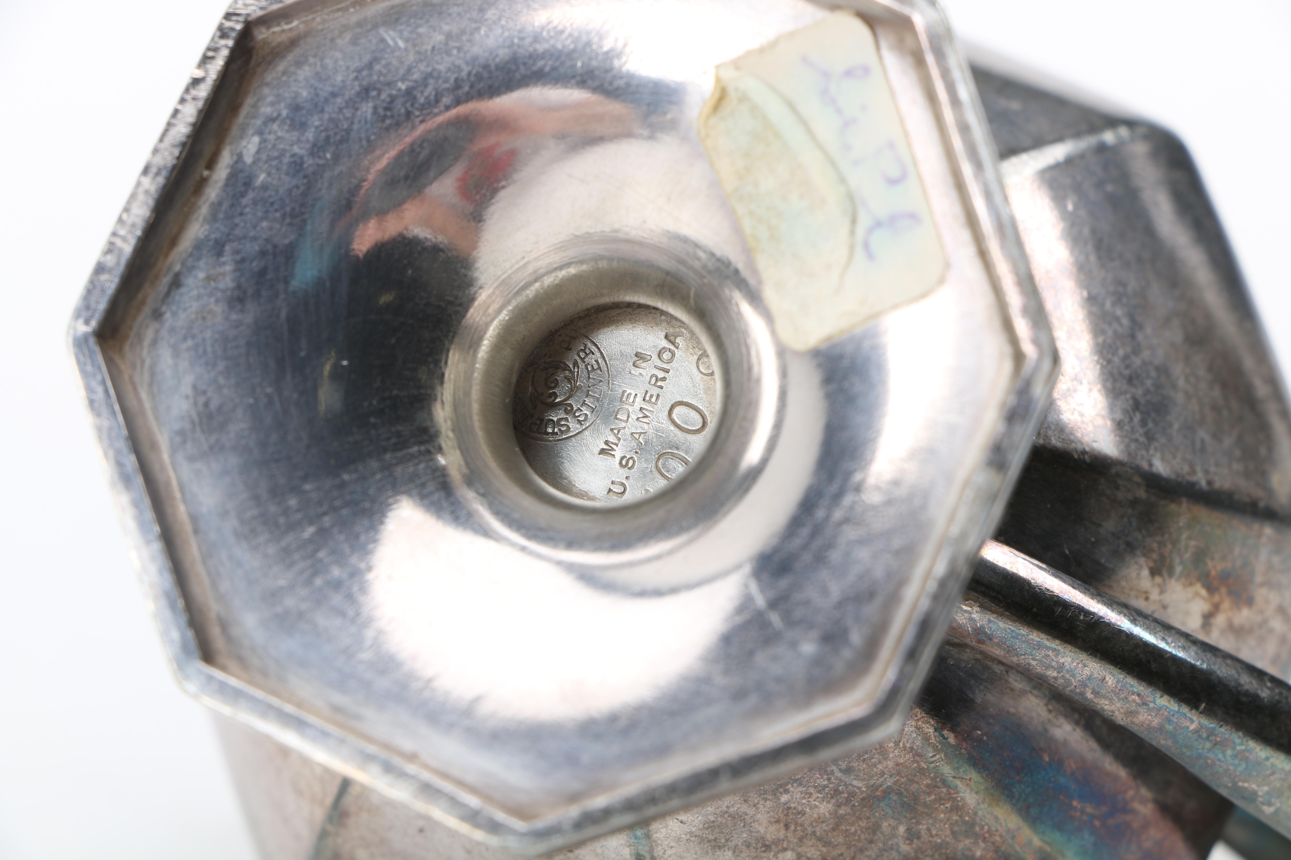 Silver Plated Superior Silver Creamer and Sugar Set