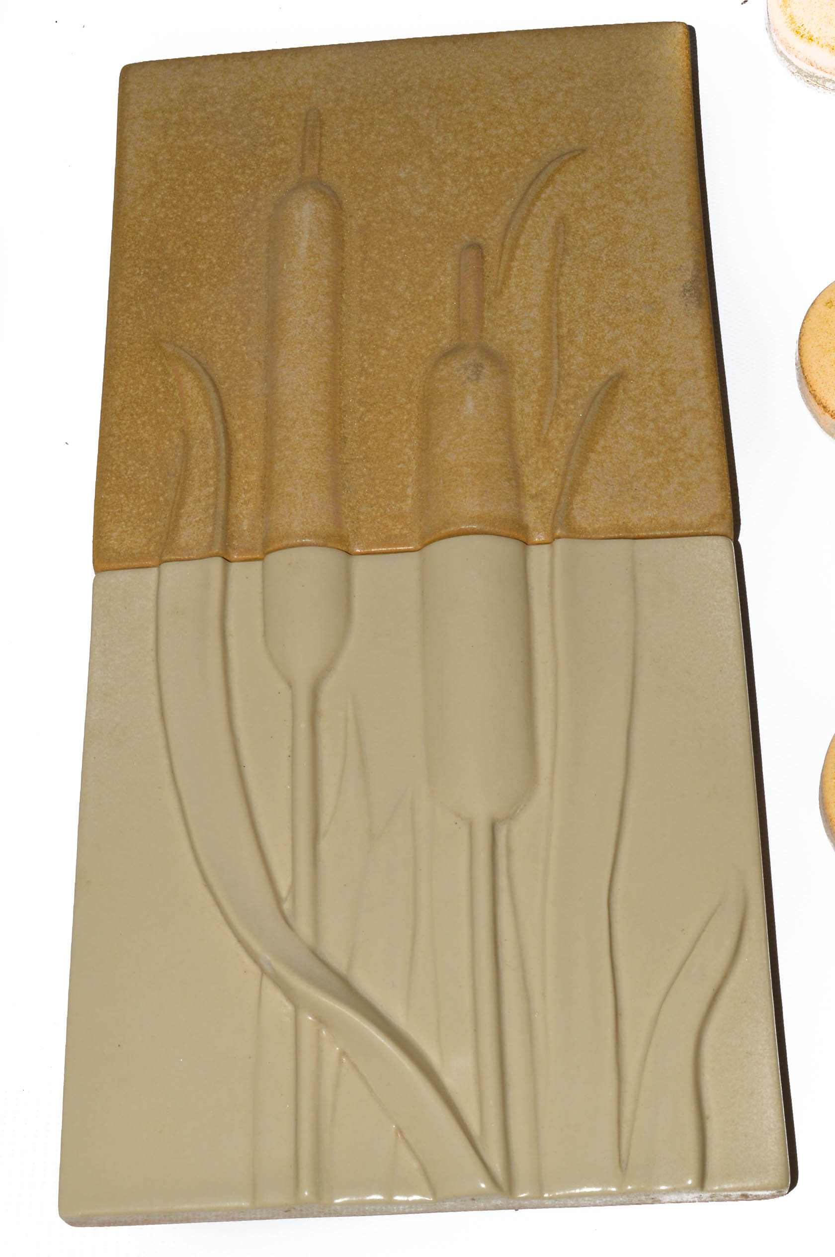 Selection of Rookwood "Zing" and "Cattails" Tiles