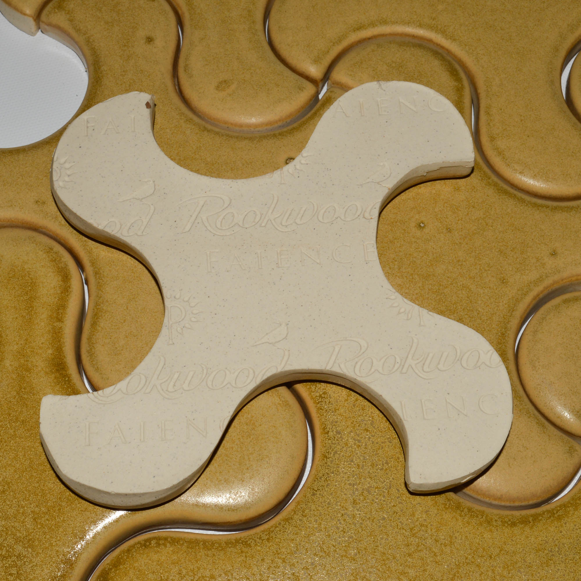 Selection of Rookwood "Zing" and "Cattails" Tiles