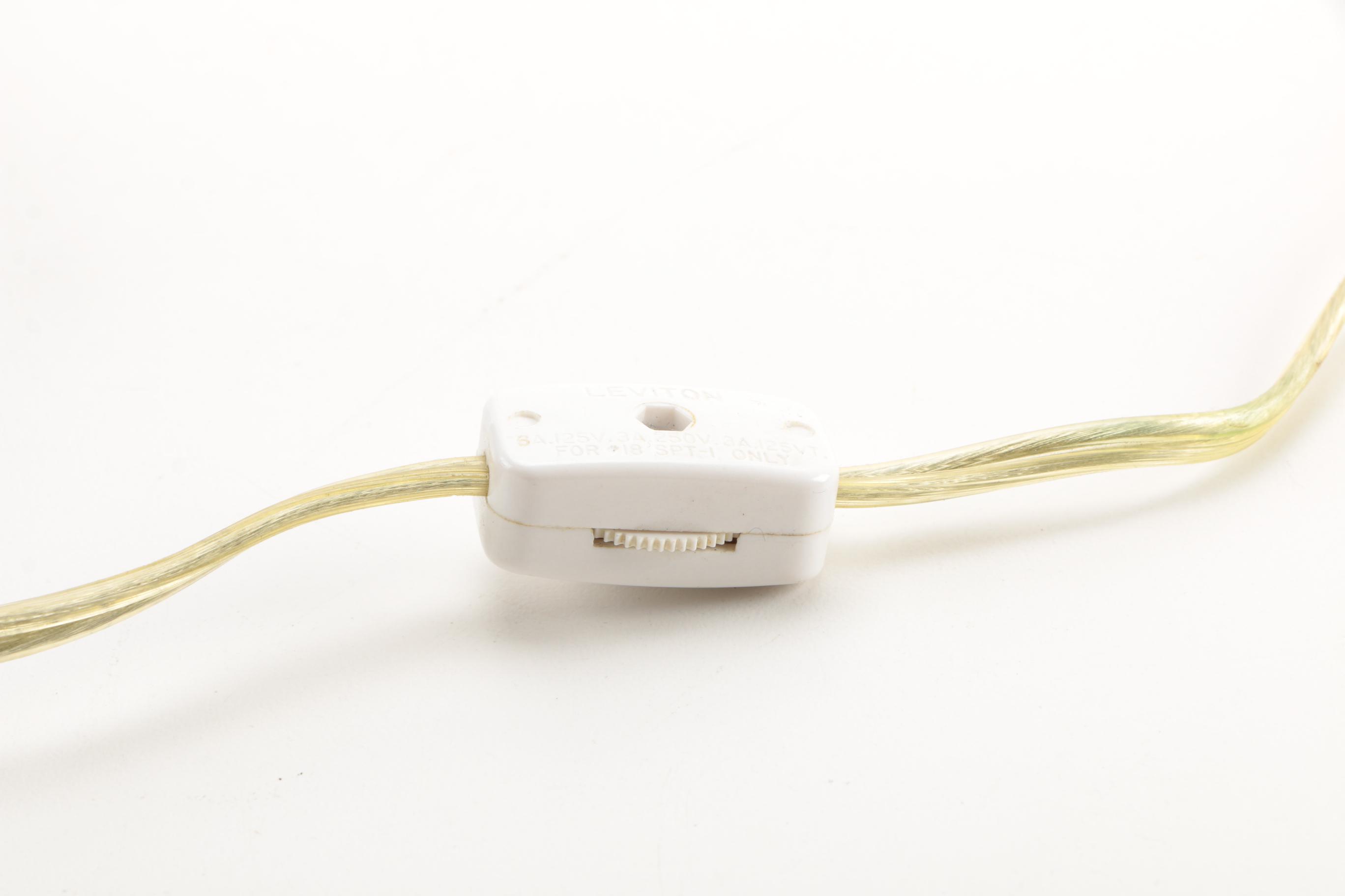 Vintage Art Deco Style Frankart Sarsaparilla Black Lamp