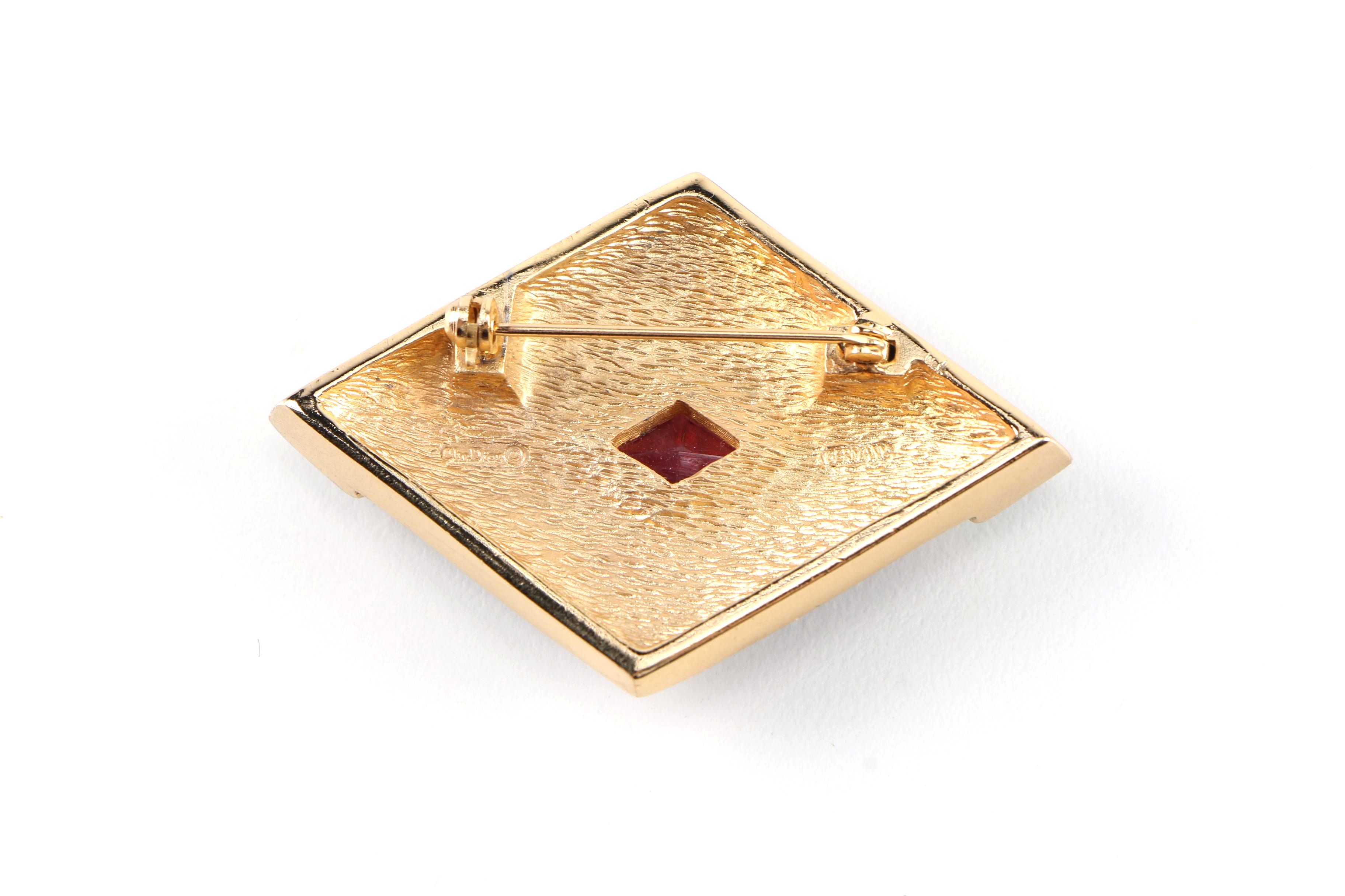 Christian Dior Brooch and Earrings