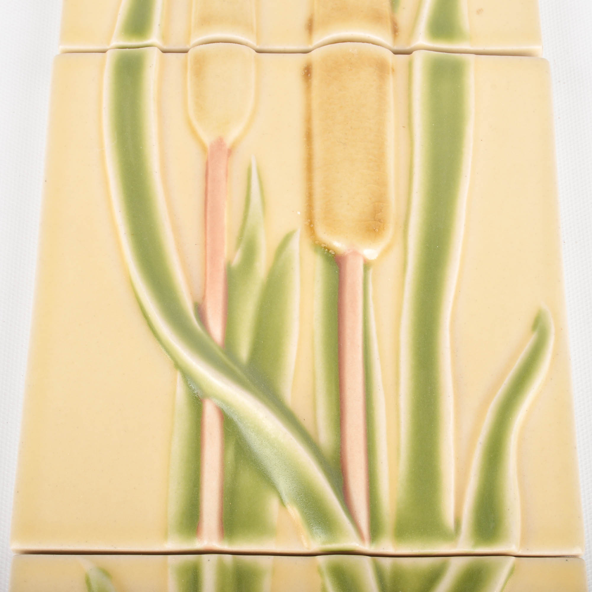 Selection of Rookwood Faience "Chesapeake Cattails" Tiles