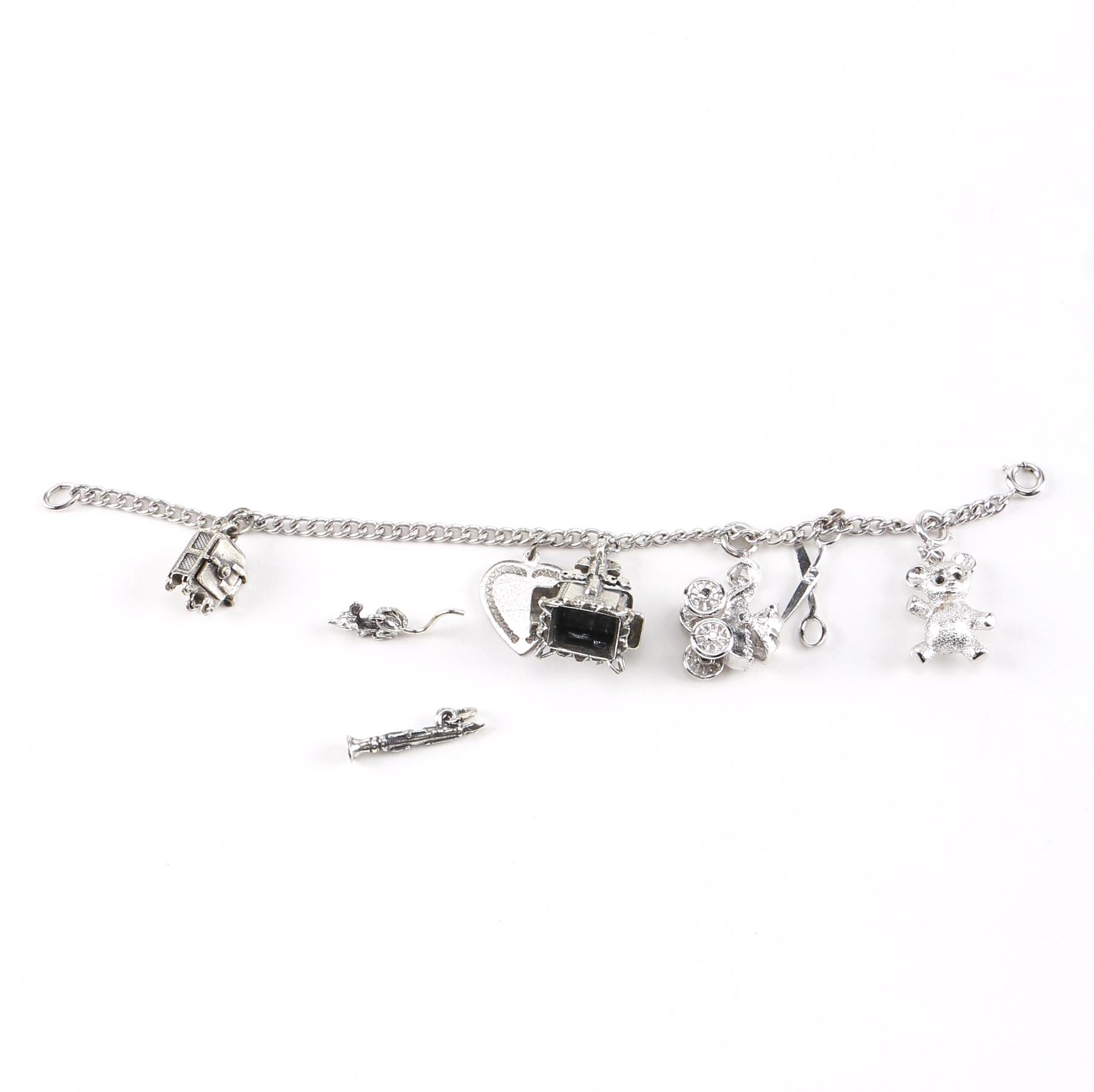 Sterling Silver Charm Bracelet