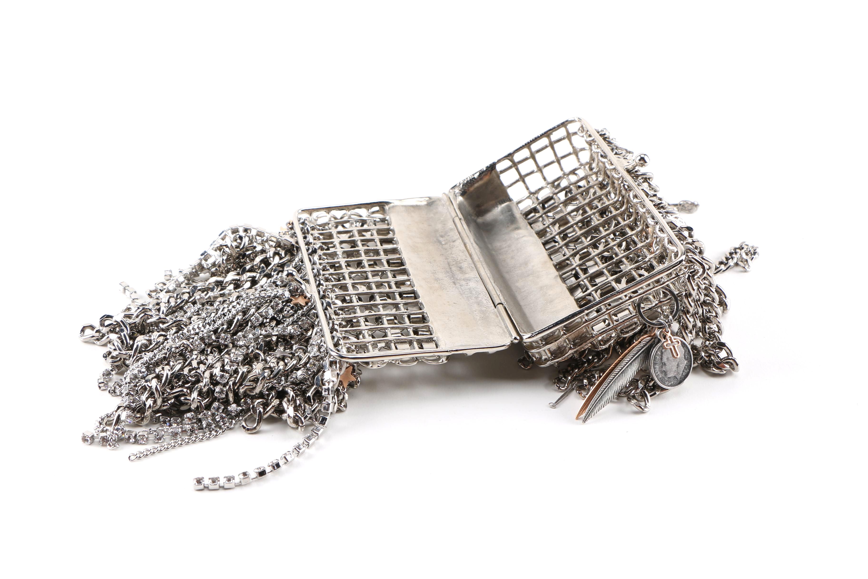 Italian Maiden-Art  Chain Clutch