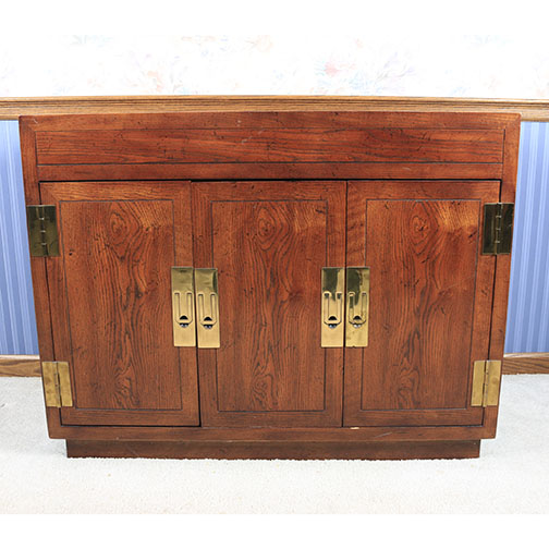 Vintage Oak Sideboard by Henredon