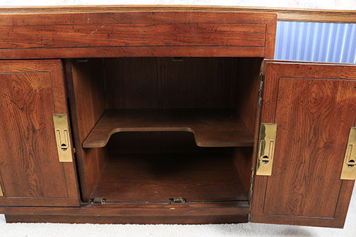 Vintage Oak Sideboard by Henredon