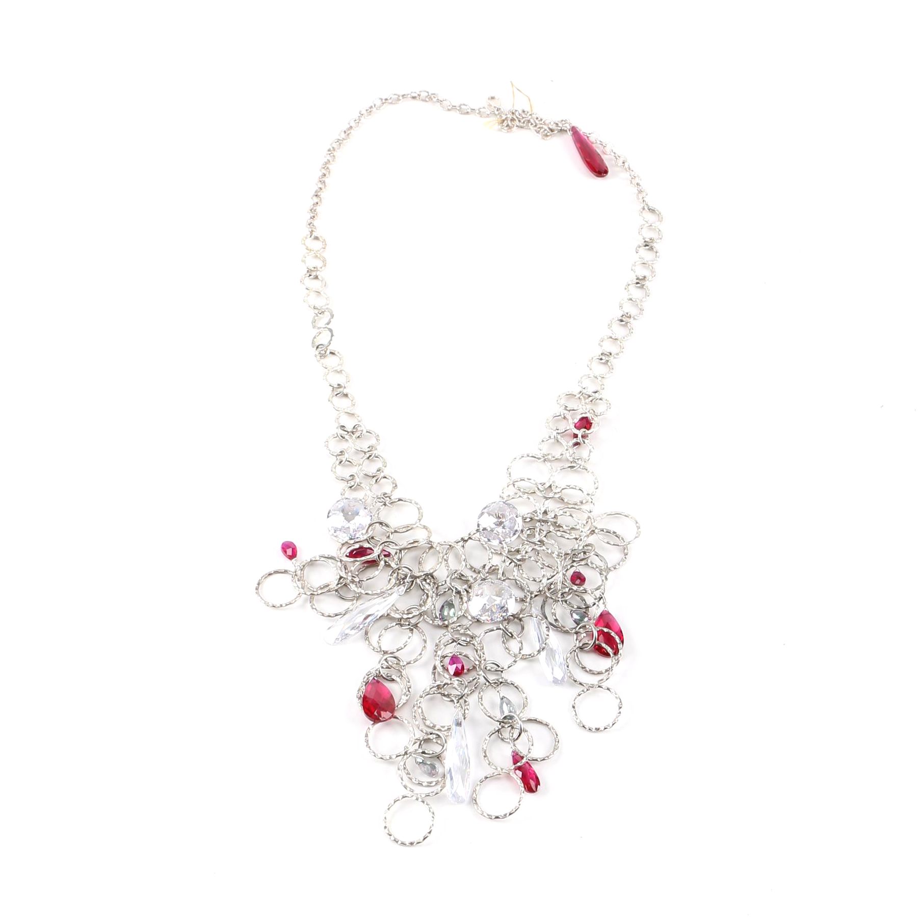 Sterling Silver Statement Necklace