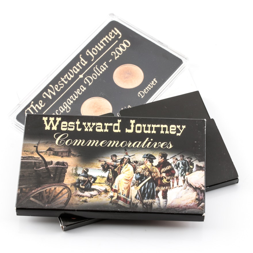 Group of Two Westward Journey Collection Sacagawea Dollar Sets