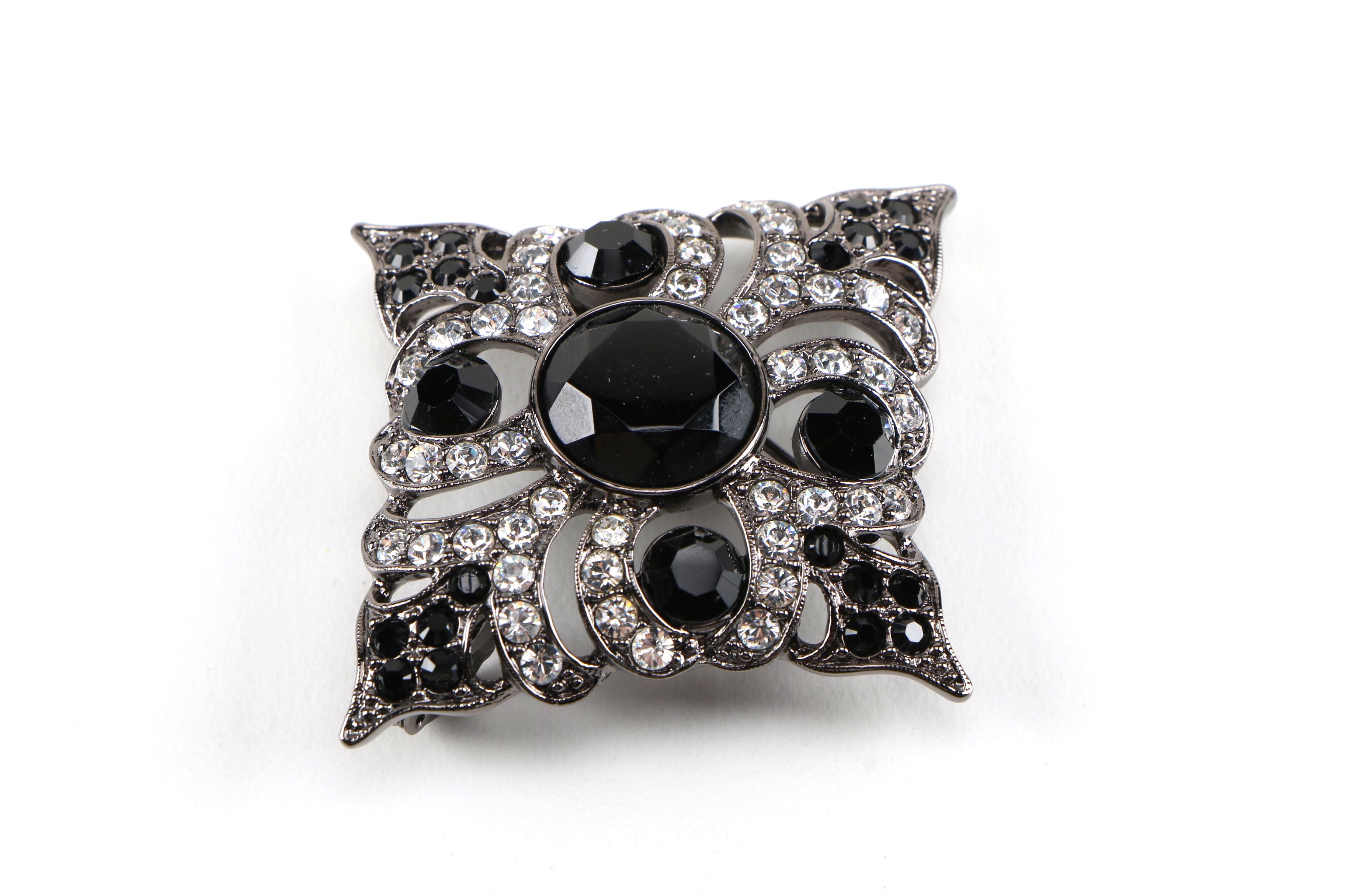 Assorted Brooches Including St. John and Swarovski