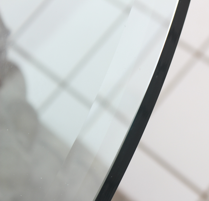 Grecian Inspired Pedestal Table With Glass Top