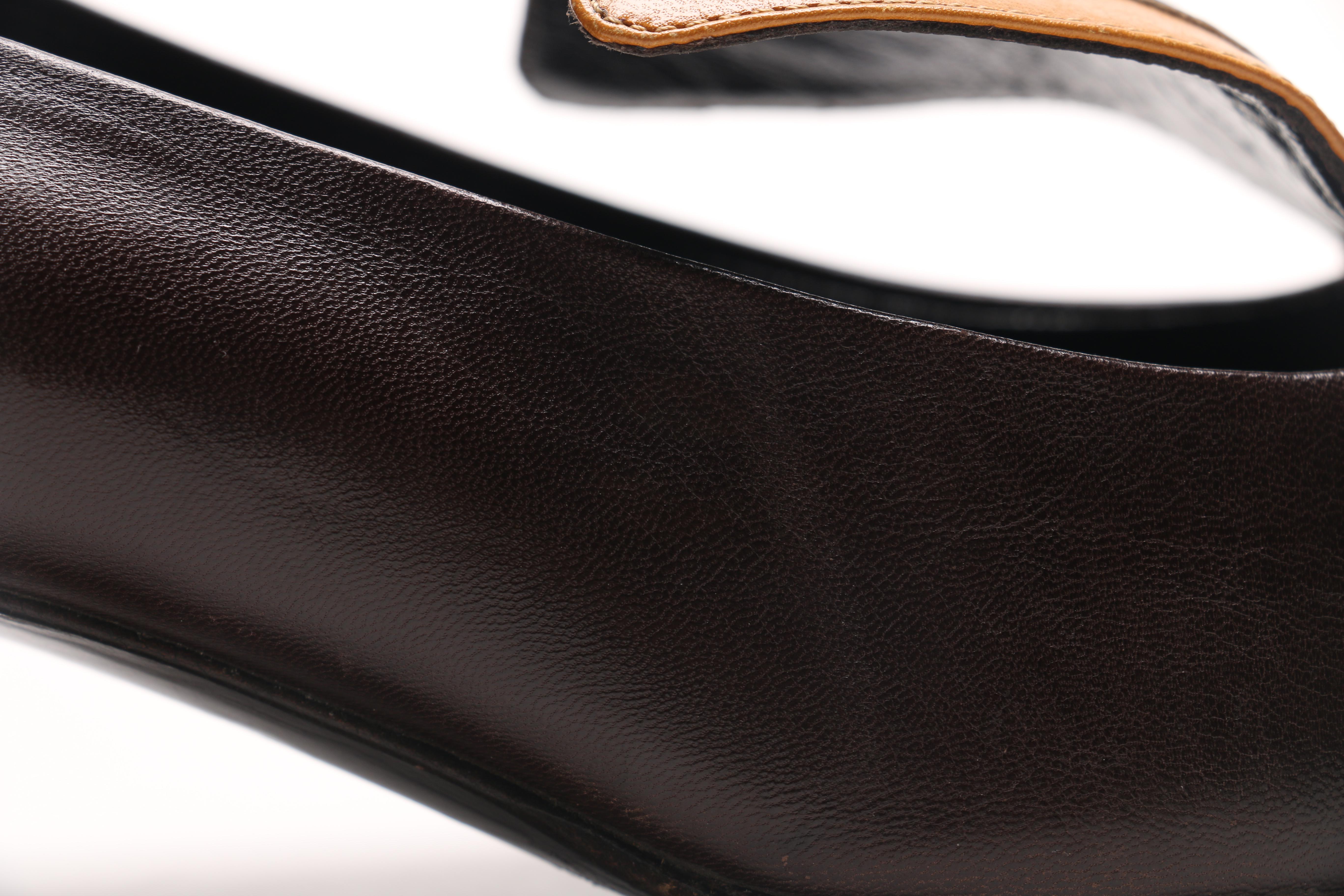 Prada Brown Leather Loafers