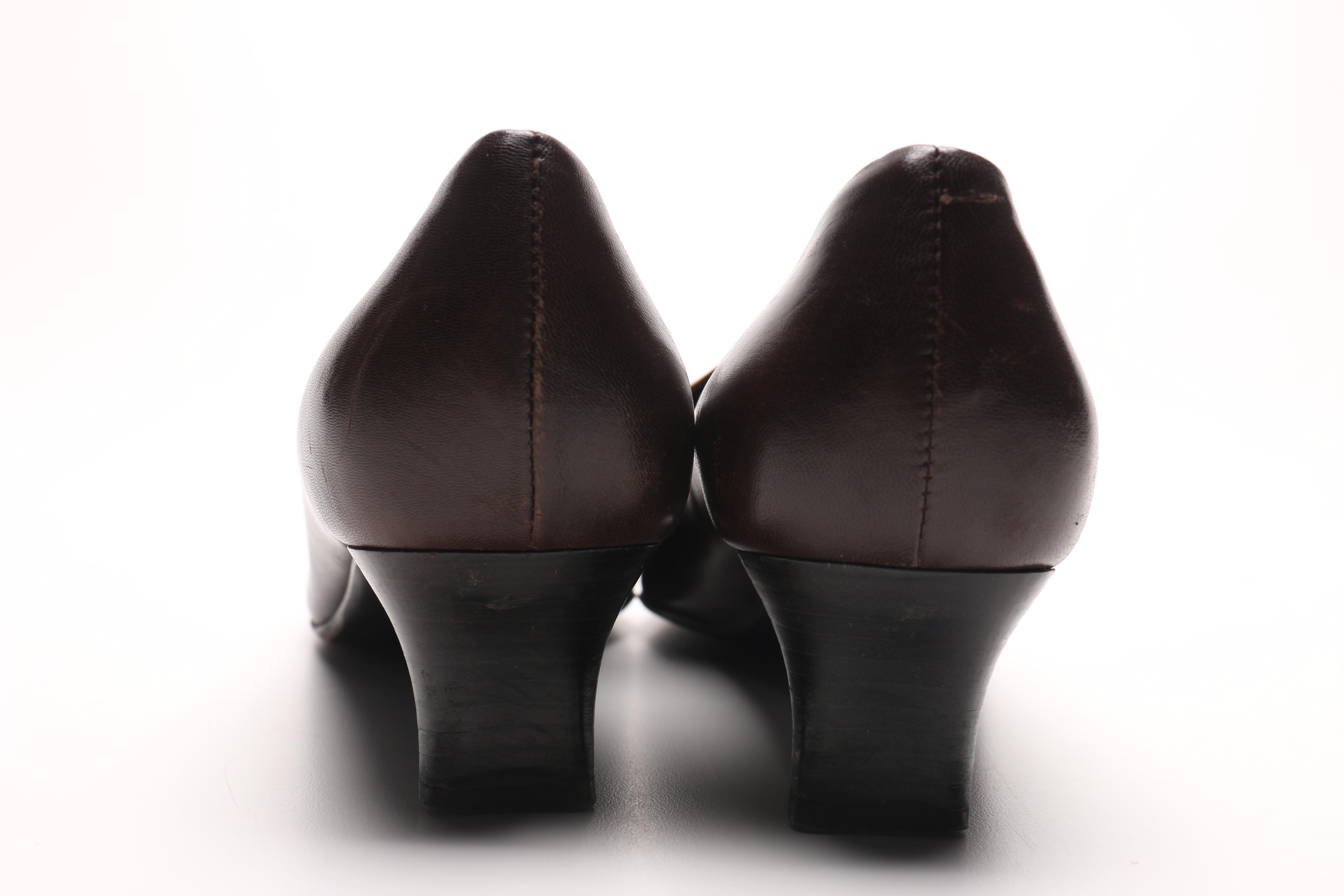 Prada Brown Leather Loafers