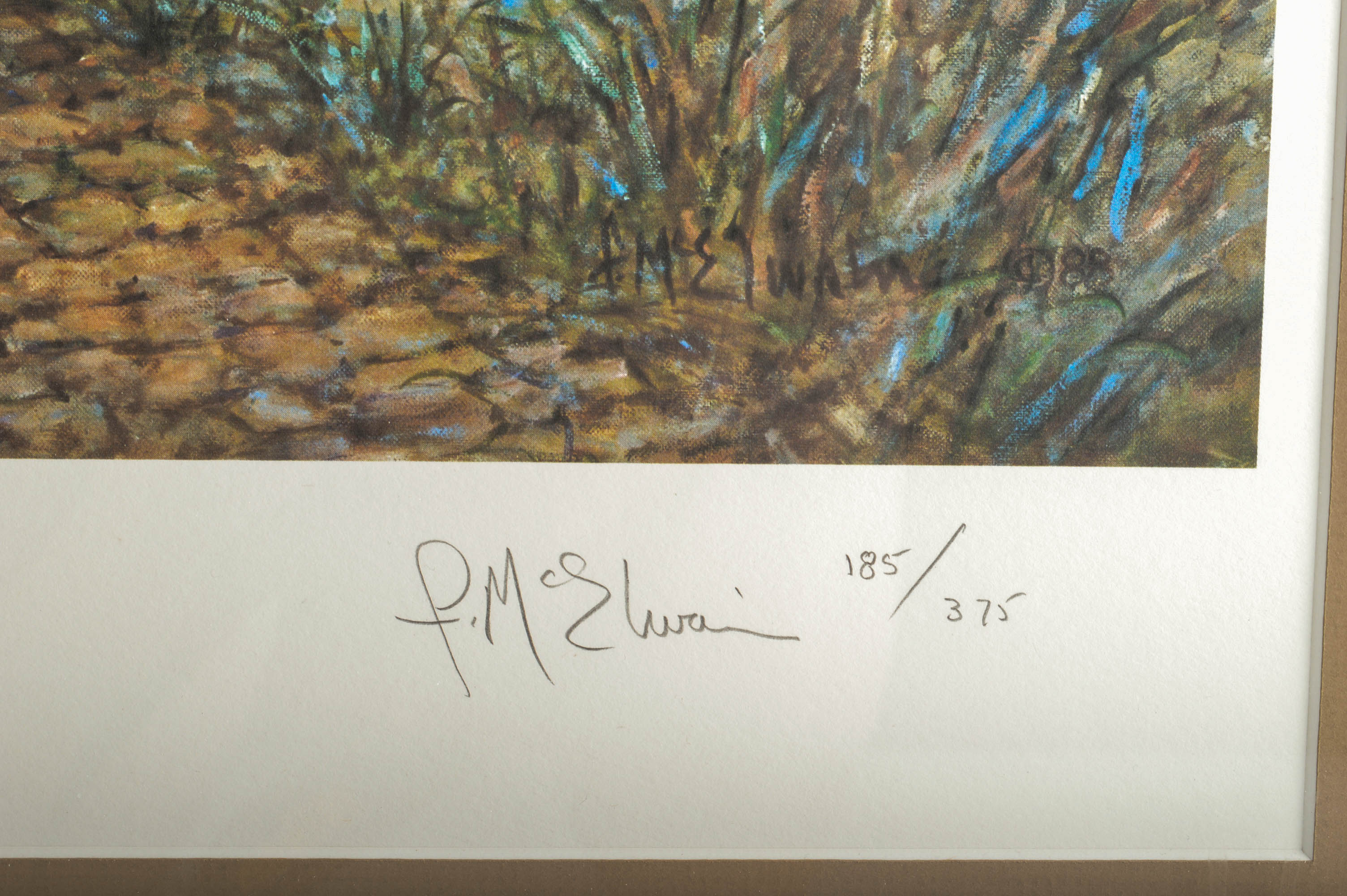 Frank McElwain Limited Edition Signed Offset Lithograph Print "The Queen City Public Landing"