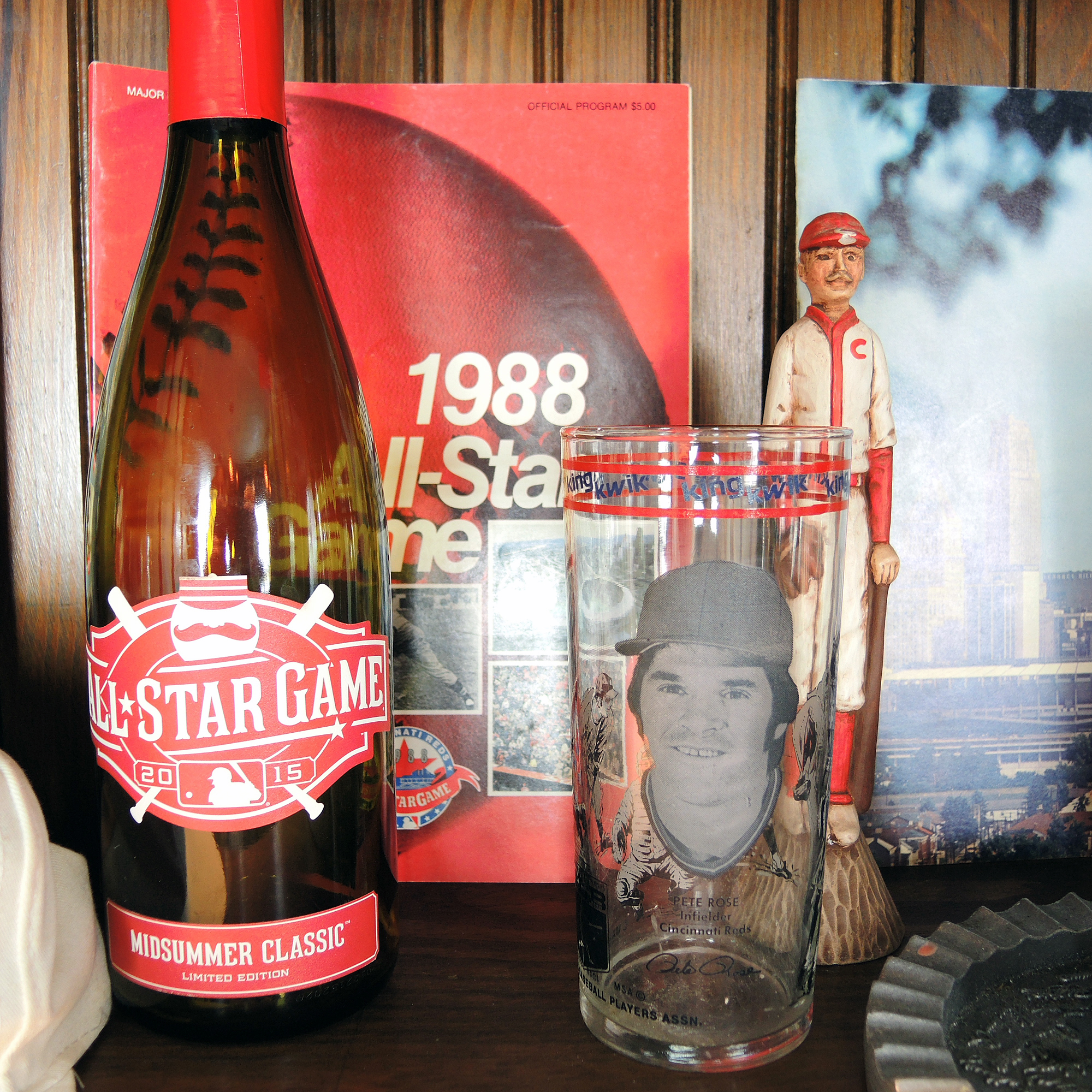 Vintage Cincinnati Reds Baseball and Bengals Football Memorabilia