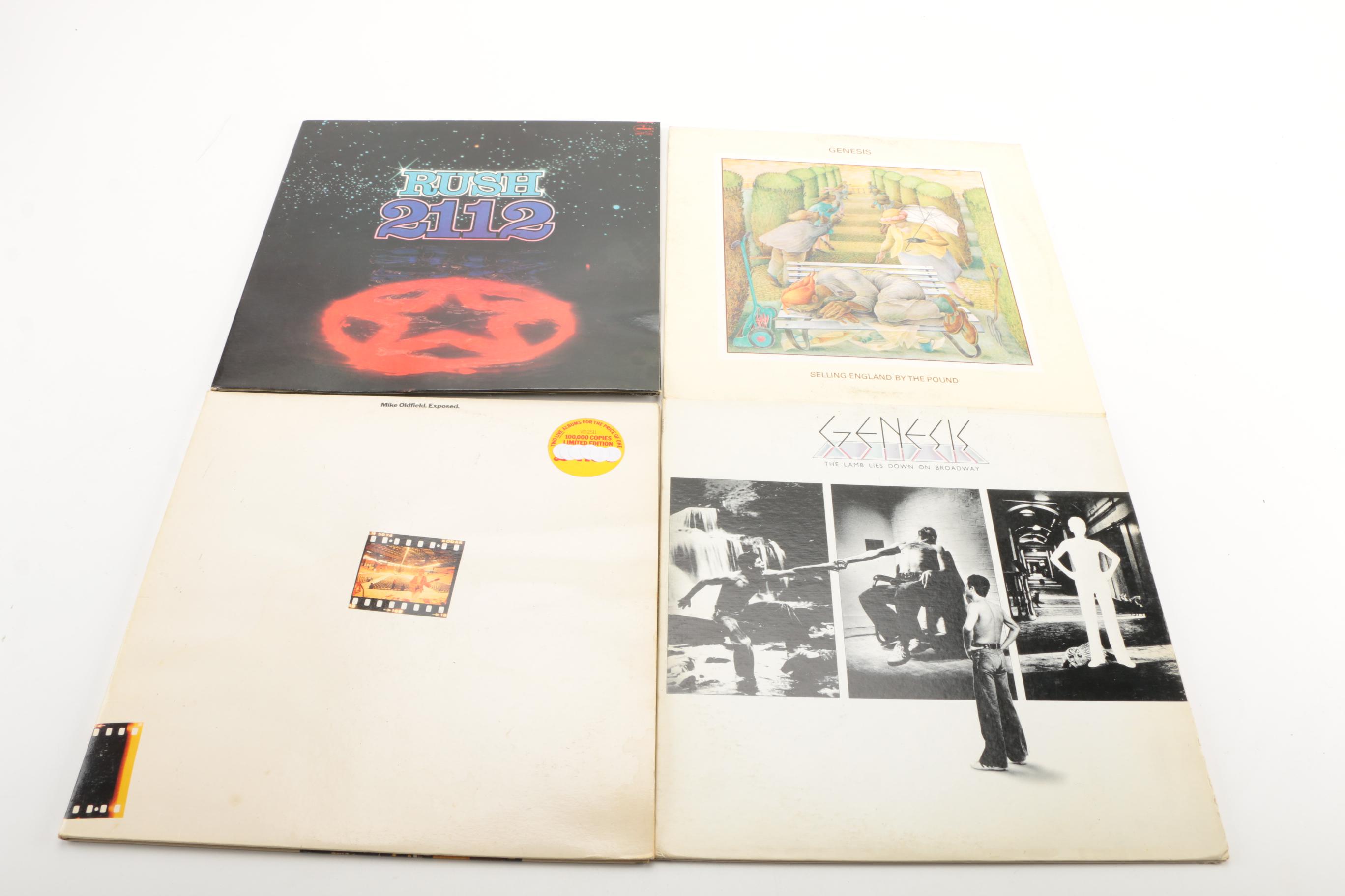 Vintage Prog and Rock LPs Including Rush, Genesis and Neil Young