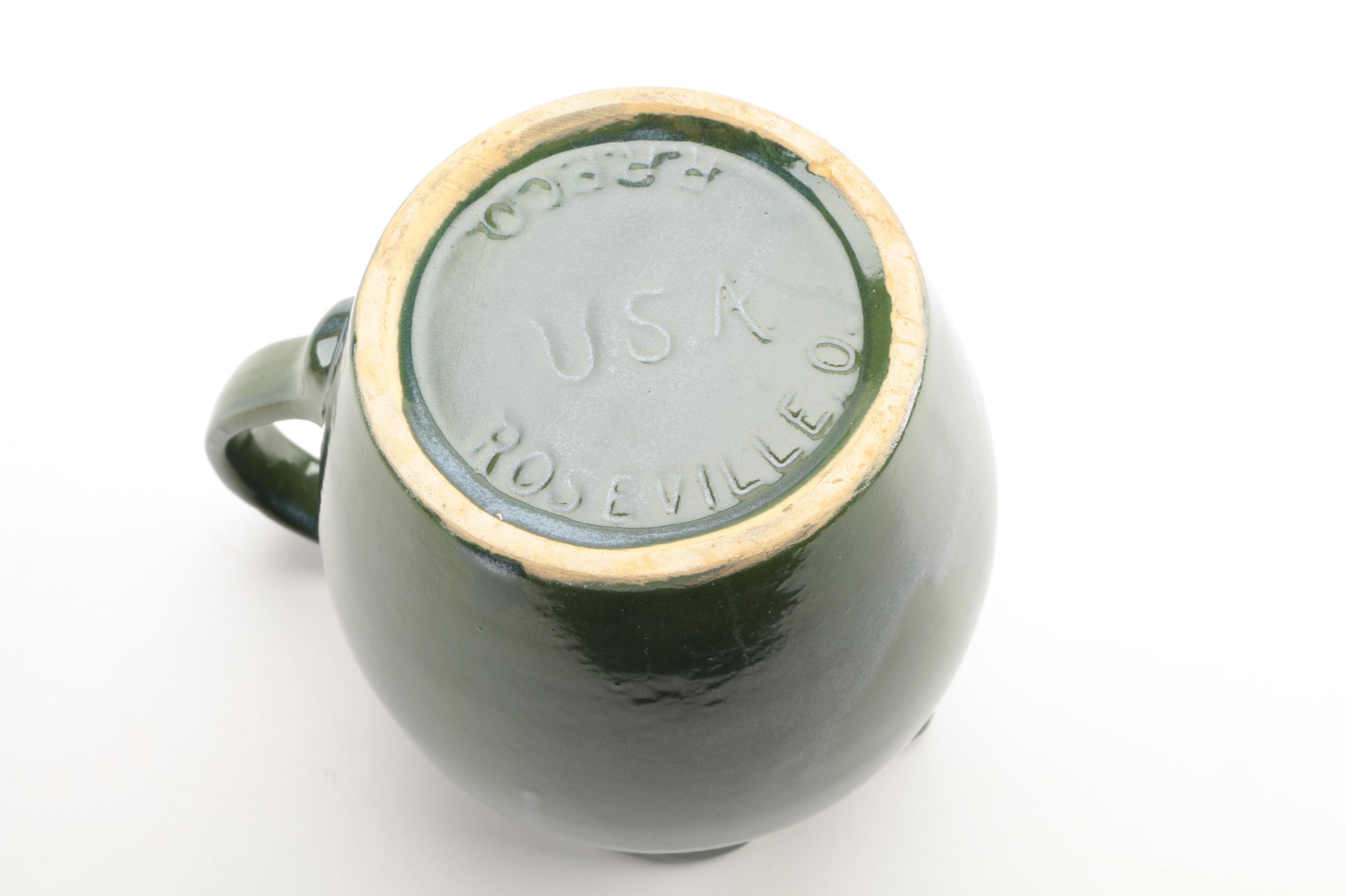 VIntage McCoy and Ransbottom Glazed Pitchers