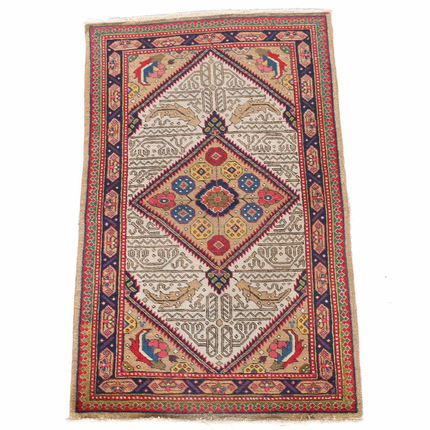 Hand-Knotted Persian Sarab Area Rug