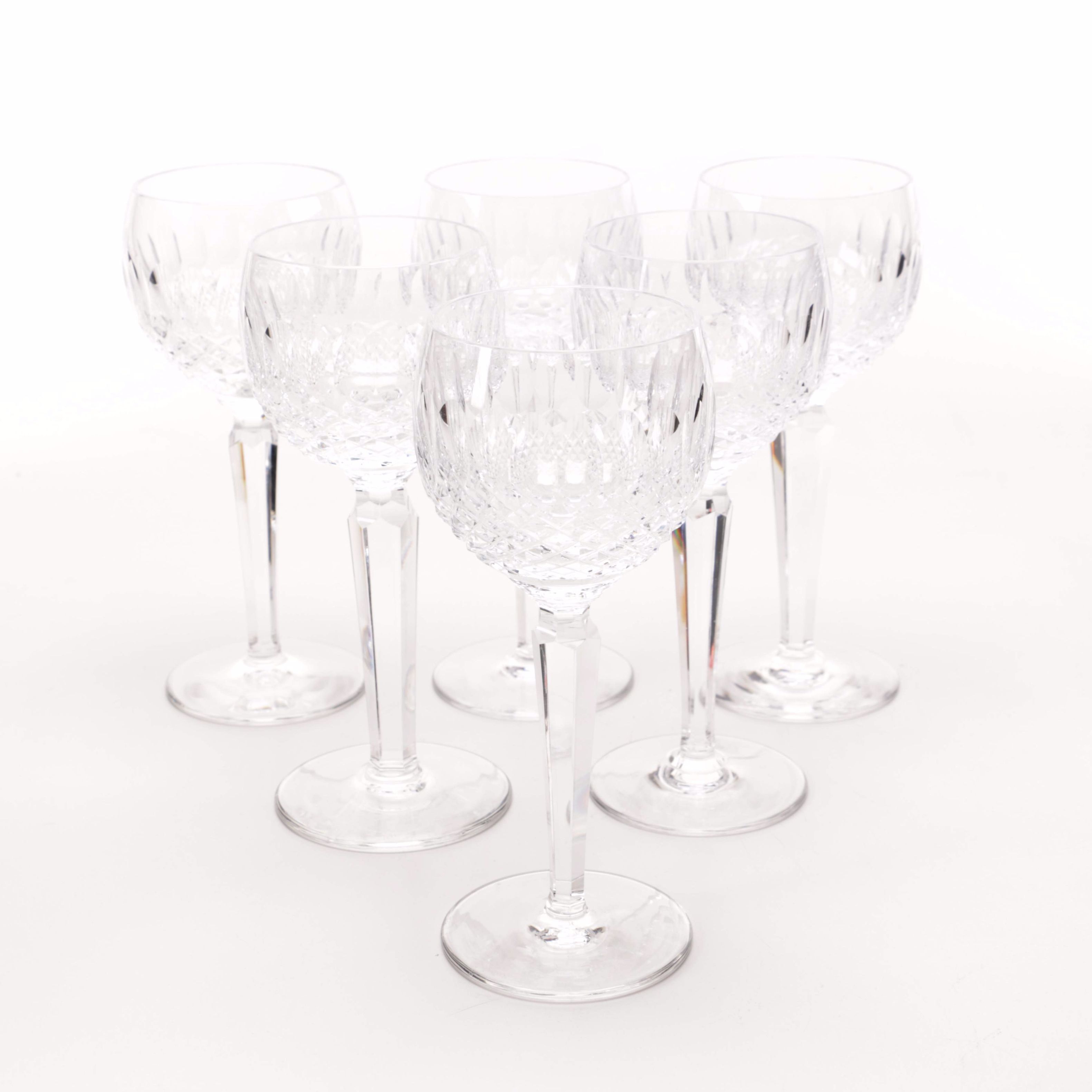 Waterford Crystal "Colleen" Hock Wine Glasses